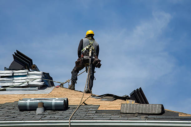 Professional Roofing technician working in Hico, WV